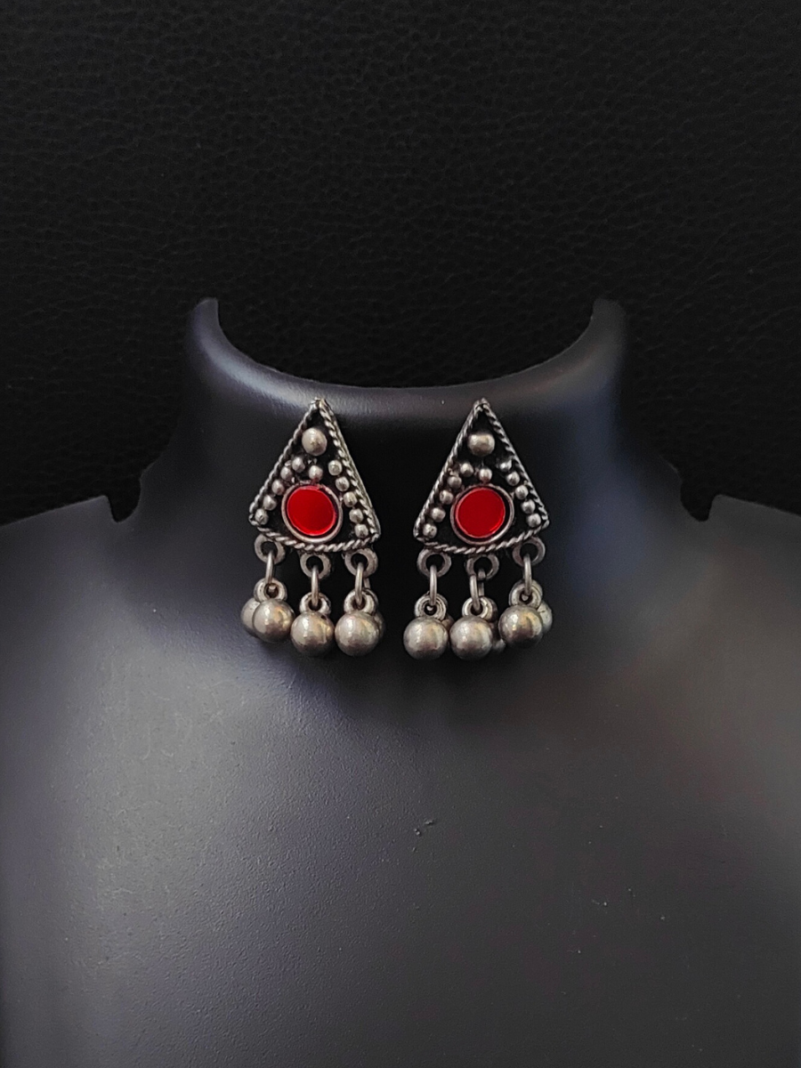 Buy Eivri Rakhi gift Necklace set Oxidized Jewelry Set - Jaipuri Black  Stone Necklace Earring Set - Elephant Theme Jewellery Set - Christmas Gift  For Her at Amazon.in